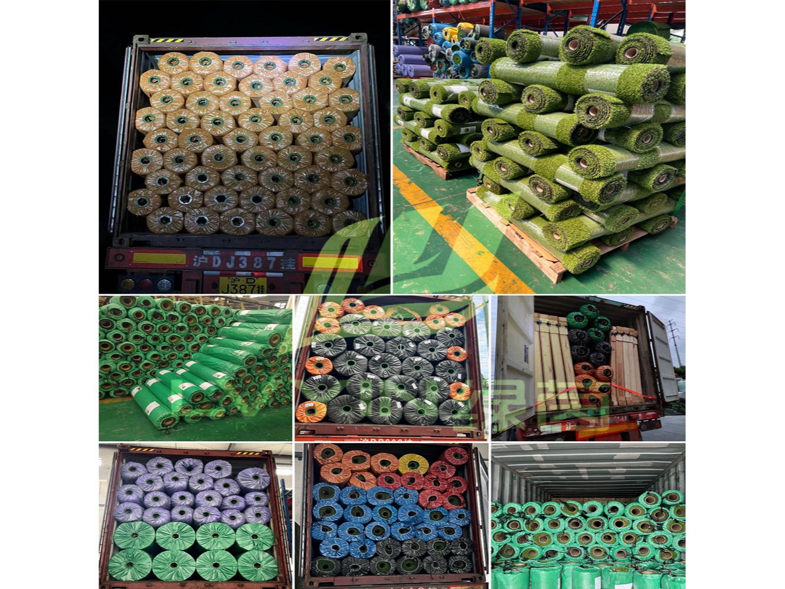 Lvyin turf factory loading