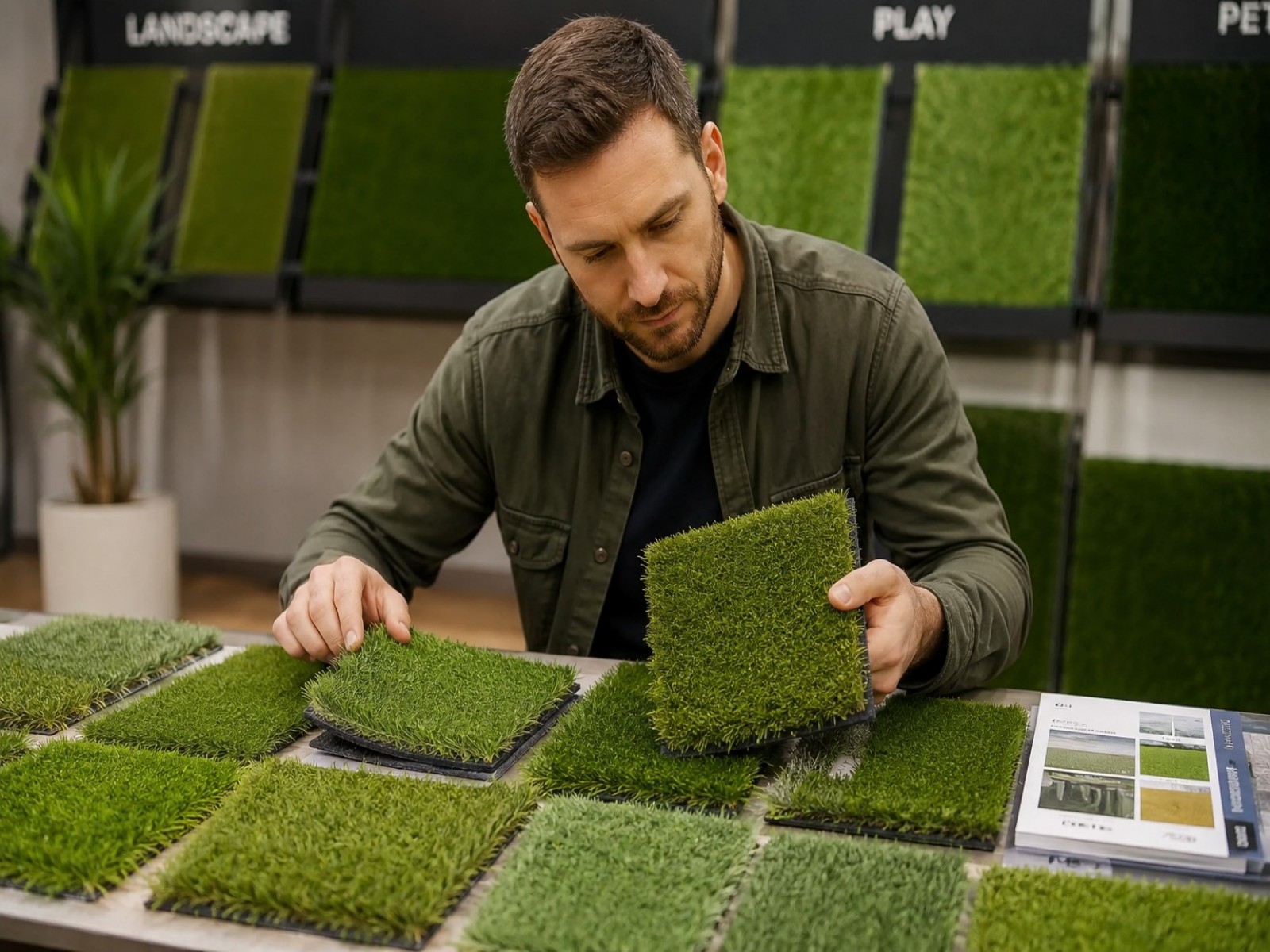 Artificial grass products choice