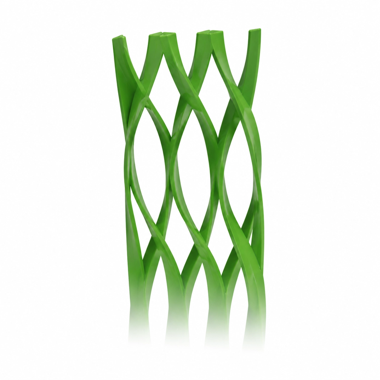 Open fiber artificial turf yarn